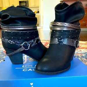 Women’s short leather boots; Jelly Pop; size 6.5; never worn.
